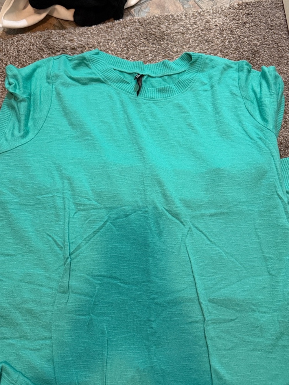 torrid Teal Short Sleeve Crewneck Top PJs
